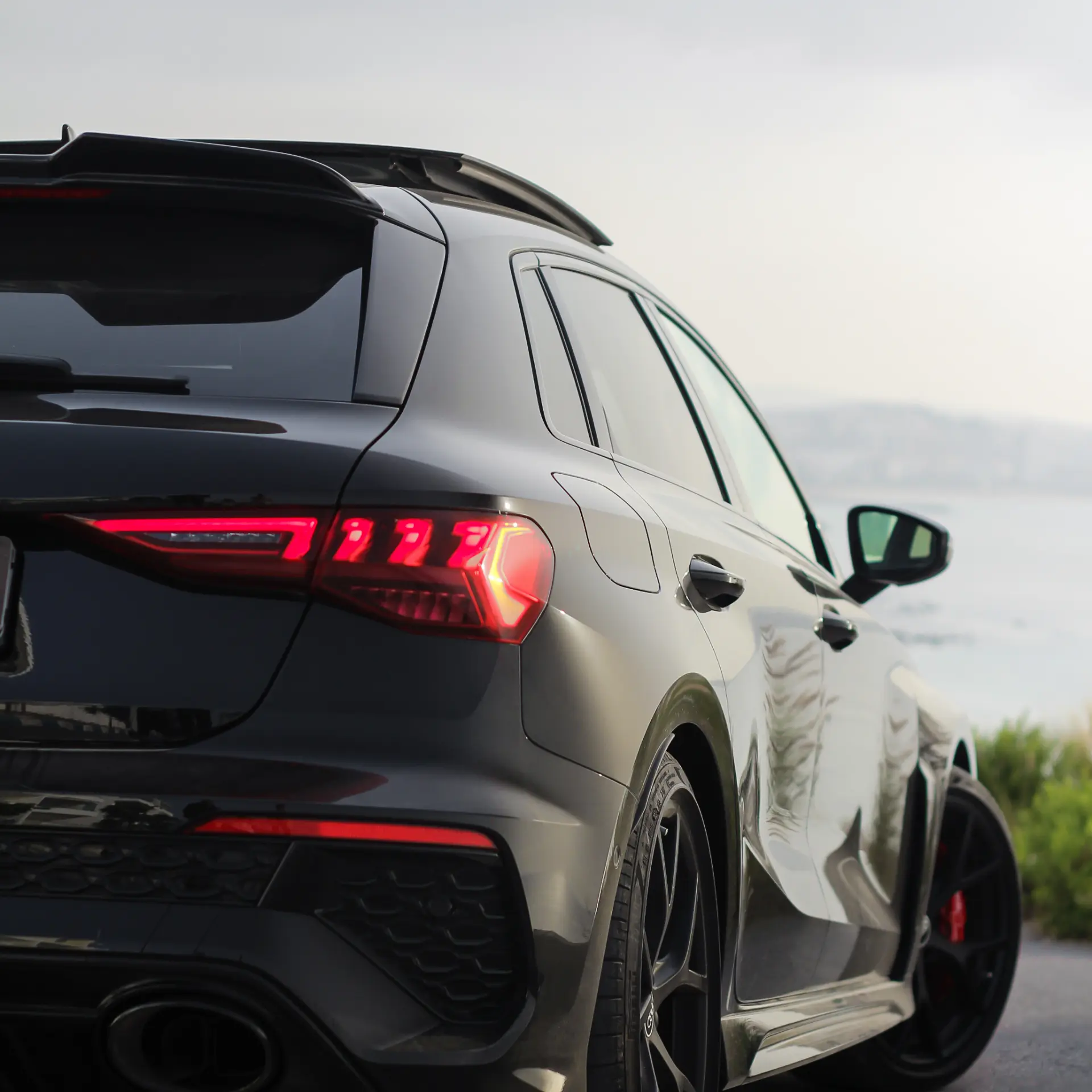 Audi RS3 achterlicht detail